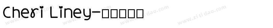 Cheri Liney字体转换